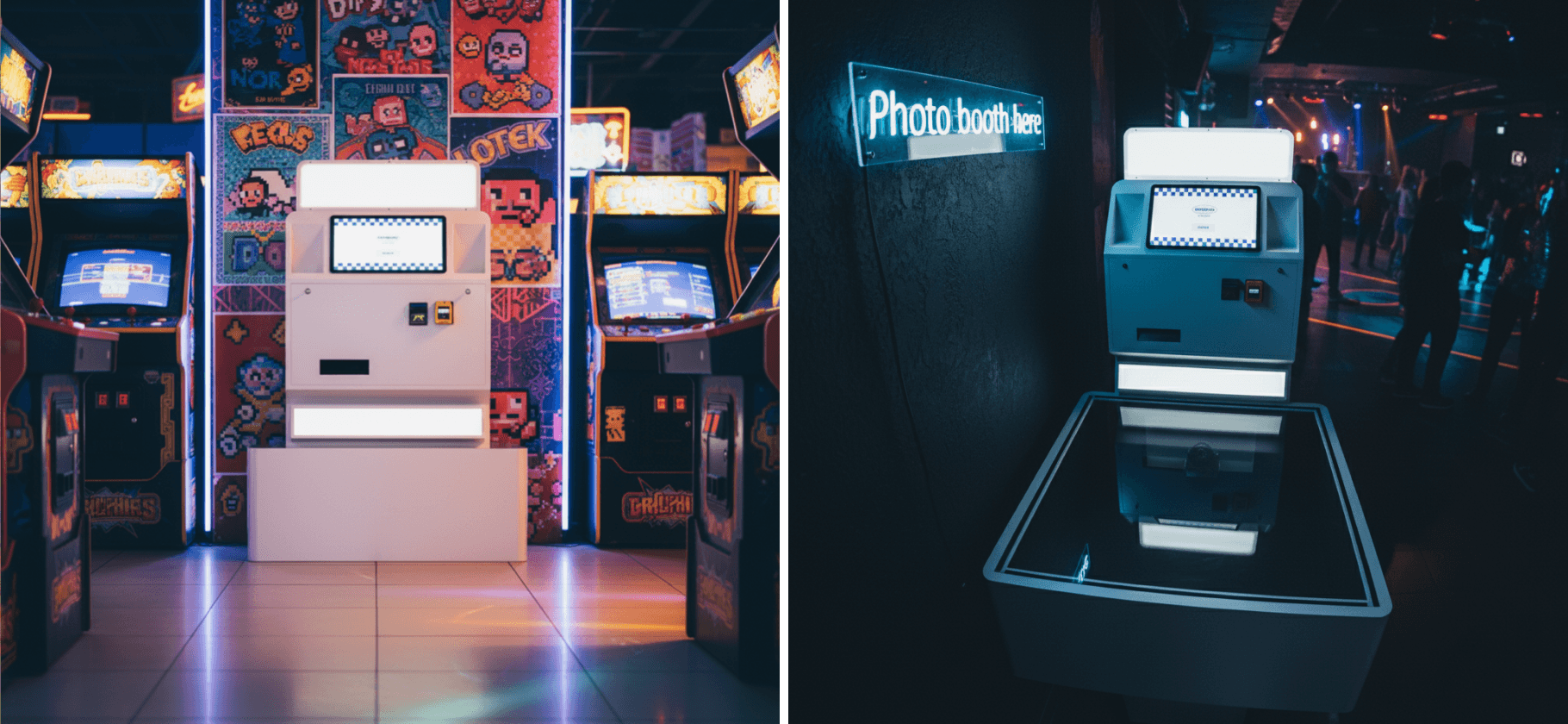 Photo Booth Arcade Environment